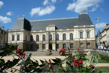Un des monuments de Rennes les plus visités: le parlement de Bretagne.